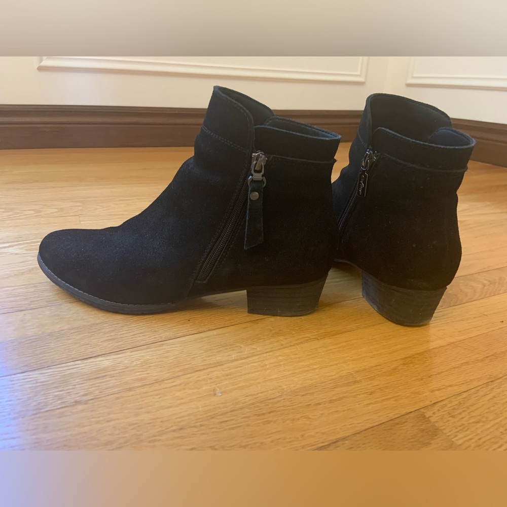 Faux Suede Ankle Boots